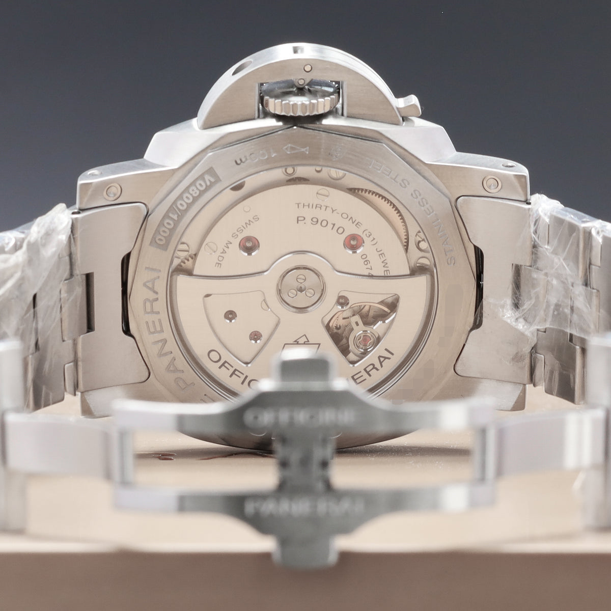 Panerai Luminor Martina 2021 Complete 42mm Stainless Steel Silver Stainless Steel Bezel Stainless Steel Bracelet PAM00977
