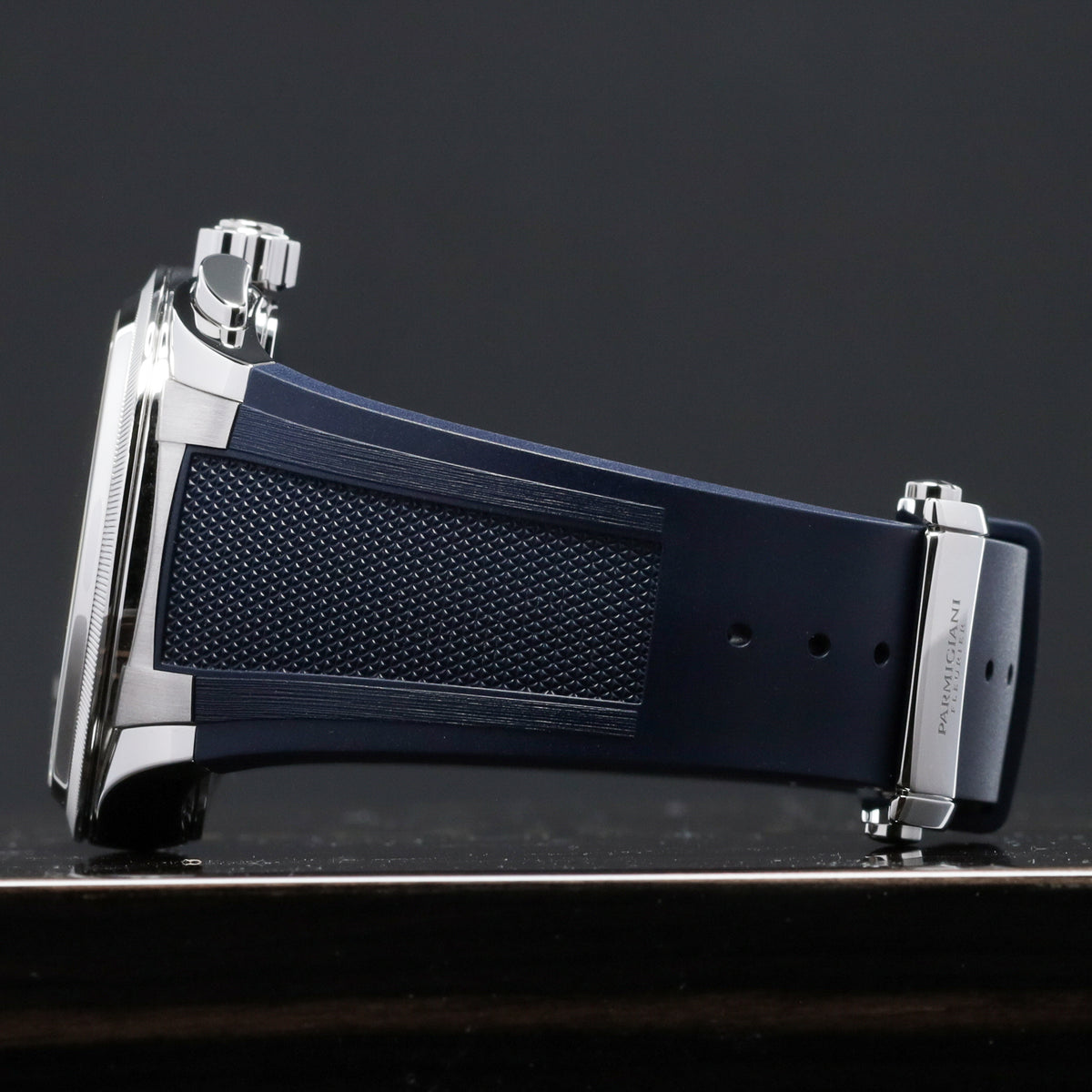 Parmigiani Tonda GT 2022 Complete 42mm Stainless Steel Yoshida Special Blue Dial Stainless Steel Polished and Satin-Finished Bezel Stainless Steel Integrated Bracelet with Folding Clasp PFS906-1020002-100182
