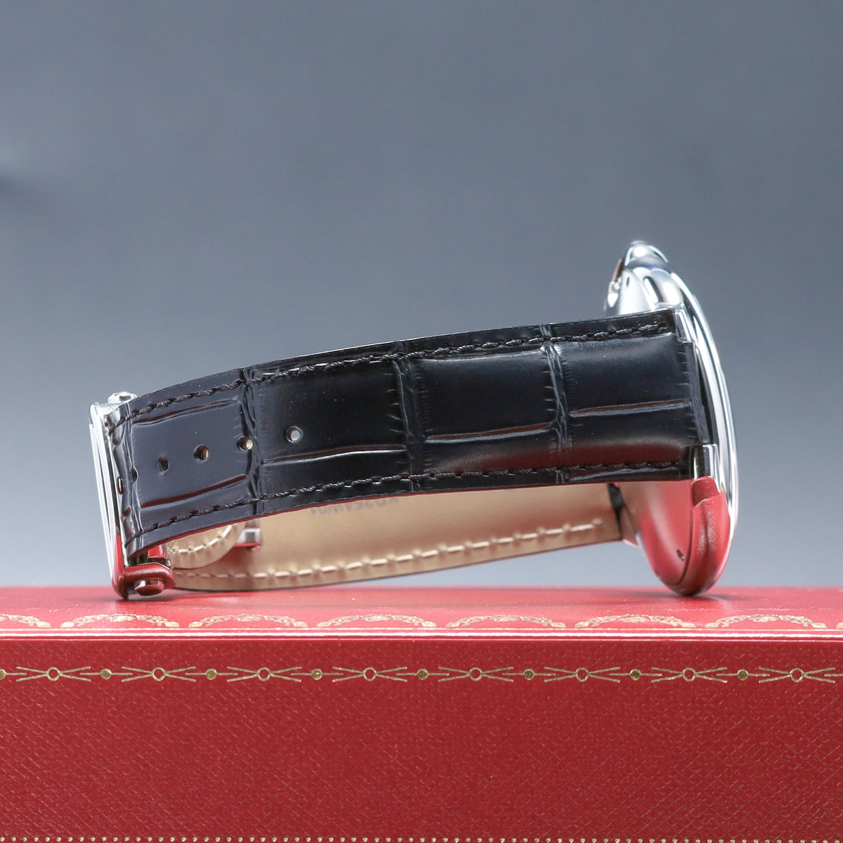 Cartier Ballon Bleu 42mm De Cartier 2021 Set 42mm Steel Case Blue Roman Dial Blue Leather WSBB0027 Warranty Until 2029