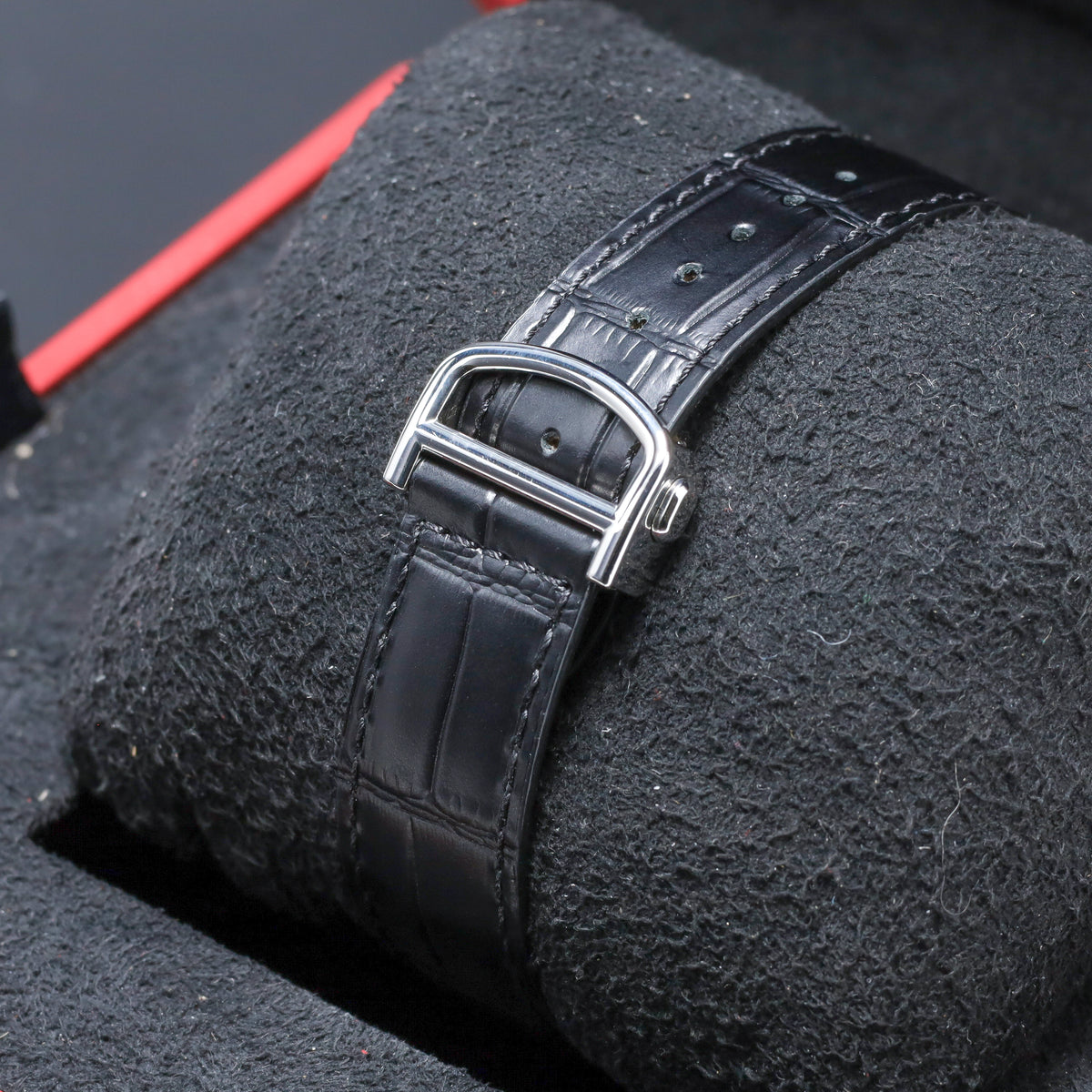 Cartier Ballon Bleu 42mm De Cartier 2021 Set 42mm Steel Case Blue Roman Dial Blue Leather WSBB0027 Warranty Until 2029