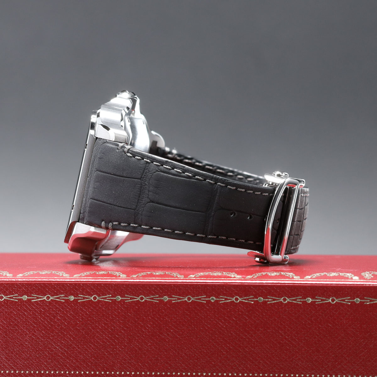 Cartier Santos De Cartier Chronograph 43.3mm Extra Large Model White Silver Roman WSSA0017