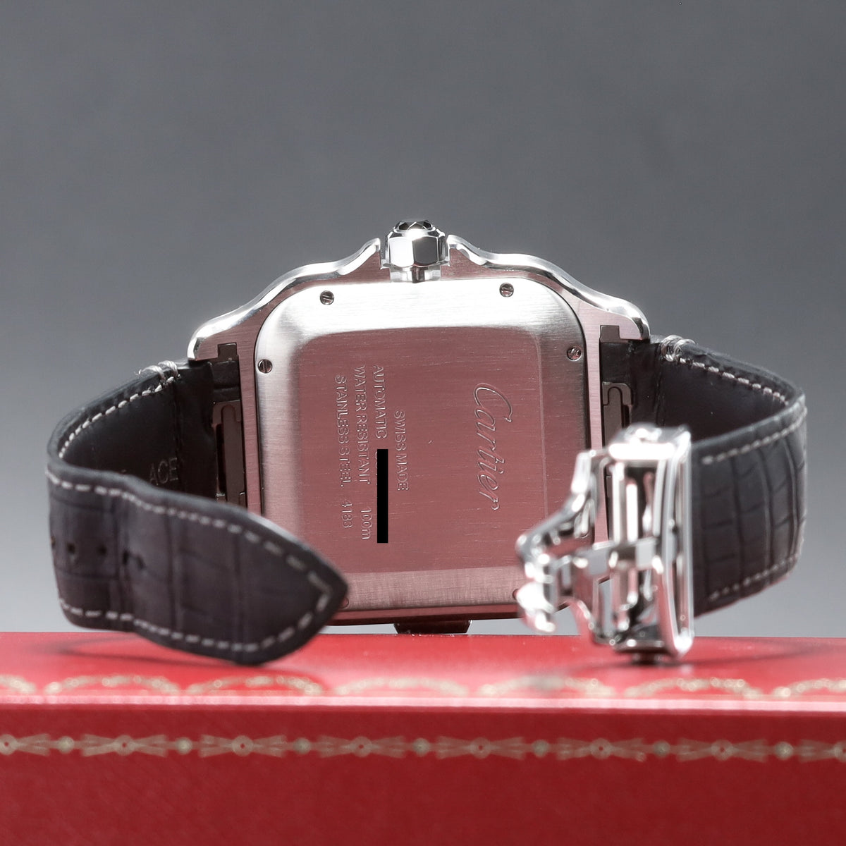 Cartier Santos De Cartier Chronograph 43.3mm Extra Large Model White Silver Roman WSSA0017