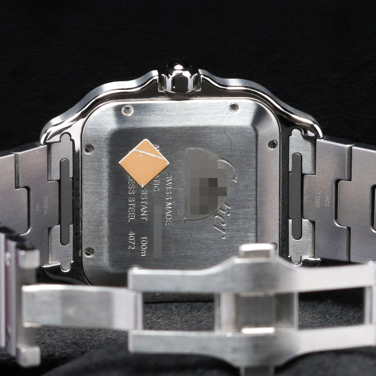 Cartier Santos Complete 39.8mm Stainless Steel Green Dial Stainless Steel Stainless Steel Bracelet WSSA0062