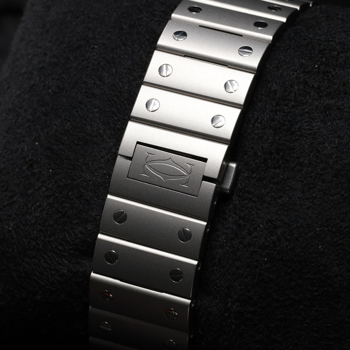 Cartier Santos 2025 Complete 39.8mm Titanium White Dial Titanium Bezel Titanium Bracelet WSSA0009