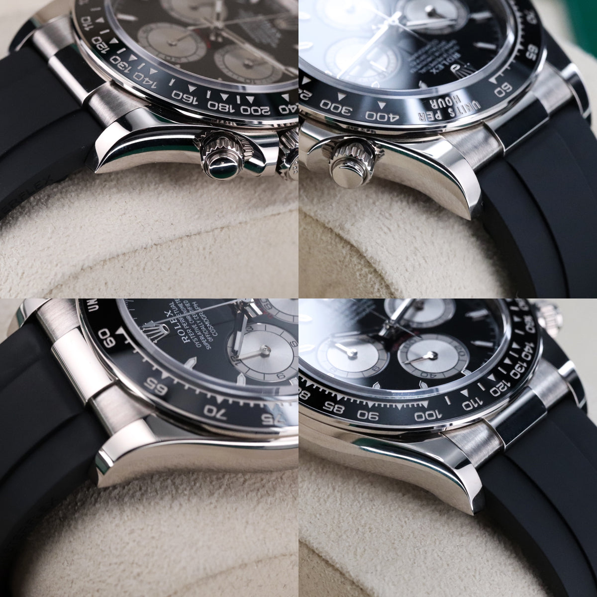 Rolex Daytona Oysterflex White Gold Black Dial Ceramic Bezel Rubber 126519LN