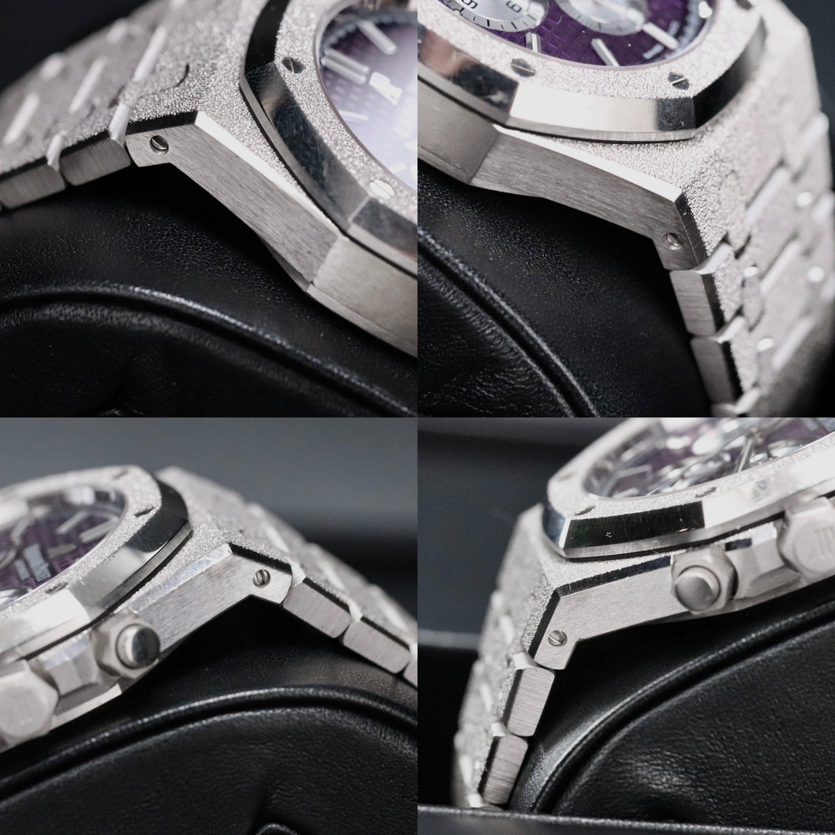 Audemars Piguet Royal Oak Chronograph 41mm Frosted White Gold Purple Dial Limited Edition 200pcs 26331BC.GG.1224BC.01