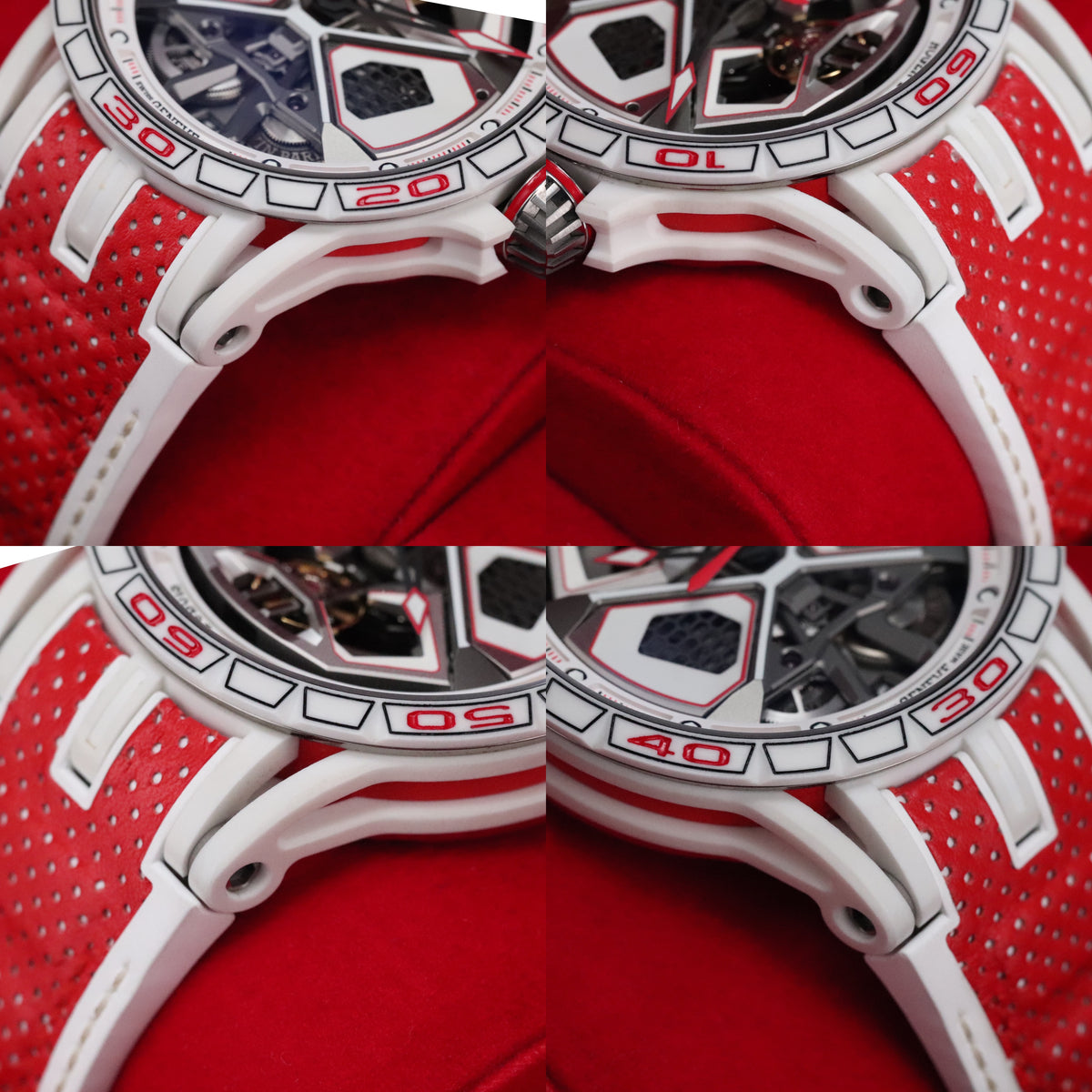 Roger Dubuis Excalibur Spider [Complete Mint] Huracan 45 Red Limited 88pcs Titanium White RDDBEX1040